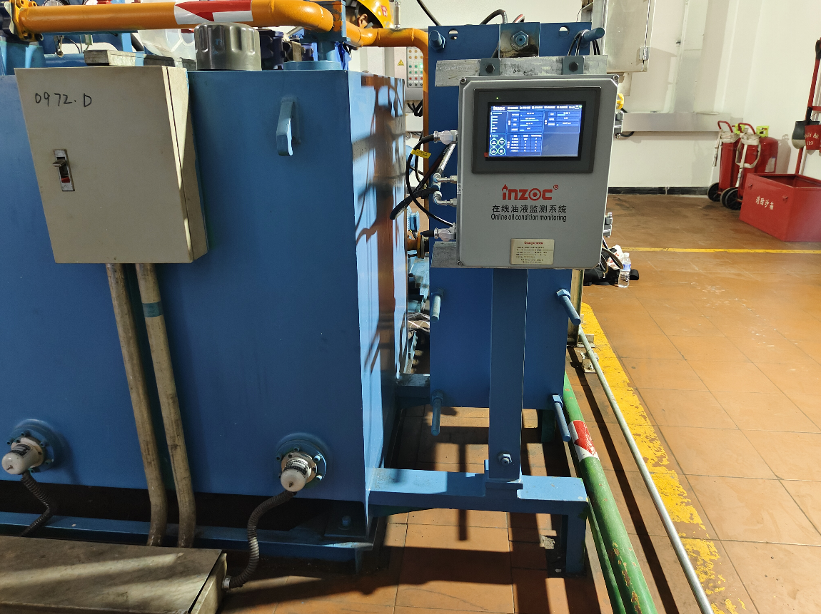 液壓站油液智能監測應用案例:鋼鐵廠高爐熱風爐液壓站 圖1